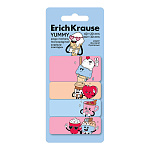 закладки 60*20 мм/60*30 мм erichkrause yummy, 80л, с/кл, бумага, ассорти /24/288/