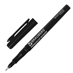 МАРКЕР ПЕРМ. BRAUBERG SUPER SLIM, 0,8ММ, МЕТАЛЛ. НАКОНЕЧНИК, ЧЕРНЫЙ /12/
