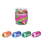 точилка пласт. erichkrause joy®, ассорти /48/