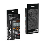 КАЛЬКУЛЯТОР 10 РАЗР. ERICHKRAUSE SC-222, ИНЖЕНЕРНЫЙ, 240 ФУНКЦИЙ, ЧЕРНЫЙ /40/80/