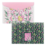 КОНВЕРТ ПЛАСТ. НА КНОПКЕ, A4, ЕRICHКRAUSE FLORAL SOUL, 0.16 ММ, АССОРТИ /12/240/ РФ