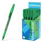 РУЧКА ШАР. ERICHKRAUSE R-301 STICK&GRIP ORIGINAL 1.0, ЗЕЛЕНЫЙ /50/400/3200/
