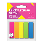 ЗАКЛАДКИ 12*45 ММ ERICHKRAUSE NEON, 05ЦВ/25Л, ПЛАСТ. АССОРТИ /30/540/