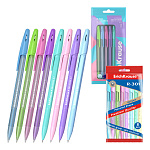 Набор из 8 ручек шариковых ErichKrause R-301 Stick Spring/ Pastel 0.7, цвет чернил синий (в пакете)