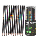 КАРАНДАШ Ч/Г ERICHKRAUSE GALACTIC, HB, КРУГЛЫЙ, АССОРТИ, ТУБУС /48/1152/2304/