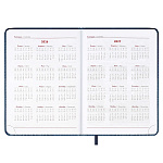 ЕЖЕДНЕВНИК 2026 ГОД, А5, 176 Л, ESCALADA. САРИФ СИНИЙ, К/З, ТВ. ПЕРЕП. ПОРОЛОН /15/30/