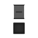 ПОДСТАВКА-СТАКАН ERICHKRAUSE, Д/ПИШУЩИХ ПРИНАД. СЕТЧ.-МЕТАЛЛ, ЧЕРНЫЙ, КВАДРАТ /12/