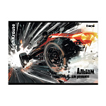 АЛЬБОМ Д/РИС. 08 Л. A4, ERICHKRAUSE BIG WHEELS, НА СКОБЕ, MIX-PACK /5/100/