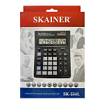 КАЛЬКУЛЯТОР 14 РАЗР. SKAINER SK-554L, НАСТОЛЬНЫЙ, ЧЕРНЫЙ {SDC-554} /10/