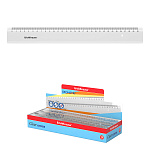 ЛИНЕЙКА 30 СМ, ERICHKRAUSE CLEAR, ПРОЗР. /45/225/ РФ