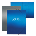 Папка на резинках пластиковая ErichKrause Ice Metallic Mountain, A4, ассорти (в пакете по 4 шт.)
