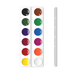 КРАСКИ АКВ. 12 ЦВ. ERICHKRAUSE BASIC, АССОРТИ, К/К, Е/П /44/РФ