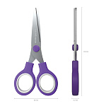 ножницы 13 см. erichkrause юниор, ассорти, тубус /24/288/