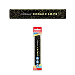 линейка 15 см, erich krause® magic sky origami, пласт. разноцветный, флоупак /20/240/