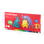 ПЛАСТИЛИН 24 ЦВ, 432 ГР. ERICHKRAUSE JOLLY FRIENDS, СО СТЕКОМ, К/К /2/8/