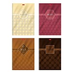 ТЕТРАДЬ 96 Л, А4, КЛ, ХАТБЕР, ШОКОЛАД, МНОГОУРОВ. ПЕРФ. НА ГРЕБНЕ /4/24/