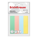 ЗАКЛАДКИ 18,75*75 ММ ERICHKRAUSE, 04ЦВ/100Л, С/КЛ, БУМАГА, АССОРТИ /12/384/
