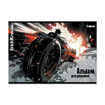 АЛЬБОМ Д/РИС. 08 Л. A4, ERICHKRAUSE BIG WHEELS, НА СКОБЕ, MIX-PACK /5/100/