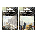 блок д/записи 75*75 мм, 50л. erichkrause big city cats, бумага, ассорти /24/384/