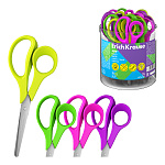 НОЖНИЦЫ 14 СМ. ERICHKRAUSE JOY® ERGO, ЛИНЕЙКА НА ЛЕЗВИИ, АССОРТИ, В СТАКАНЕ /24/288/