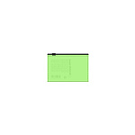 Zip-пакет пластиковый ErichKrause Fizzy Neon, Card Size, полупрозрачный, ассорти (в пакете по 12 шт.)