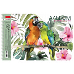 АЛЬБОМ Д/РИС. 40 Л. А4, ХАТБЕР. АССОРТИ. ВЫПУСК №3, ПЕРФ. НА СПИРАЛИ /4/32/