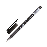 ручка шар. brauberg черепа, 0,7 мм, корпус с печатью, 0,35 мм, синий /12/