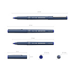 Ручка капиллярная ErichKrause F-15 Stick Classic, цвет чернил синий (в блистере по 1 шт.)