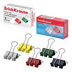 ЗАЖИМ Д/БУМАГ 19 ММ/12 ШТ ERICHKRAUSE, АССОРТИ /12/300/