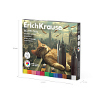 ПЛАСТИЛИН 12 ЦВ. ERICHKRAUSE BIG CITY CATS, 180 Г, СО СТЕКОМ, АССОРТИ, К/К /24/
