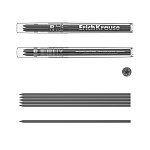 ГРИФЕЛЬ ДЛЯ АВТ. КАРАНДАША, 2.0 ММ, 2B, ERICHKRAUSE DRAFT, 05ШТ /50/600/2400/