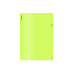 УГОЛОК А4. ПЛАСТ. ERICHKRAUSE GLOSSY NEON, 0,18 ММ, ПОЛУПРОЗР. АССОРТИ /12/300/