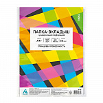 ФАЙЛ-ВКЛАДЫШ А4, БЮРОКРАТ, 50 МКМ, ВМЕСТИМОСТЬ ДО 60 Л, ГЛЯНЕЦ, 100ШТ/УПАК /16/461490 РФ