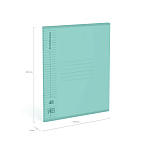 ТЕТРАДЬ 48 Л, А5+, КЛ. ERICHKRAUSE КЛАССИКА COVERPRO МАТОВЫЙ ПУЛЬС, ПЛАСТ. ОБЛ. СКОБА, МИКС /5/100/