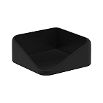 ПОДСТАВКА Д/БУМАЖНОГО БЛОКА, ERICHKRAUSE FORTE, CLASSIC, ПЛАСТ. ЧЕРНЫЙ /14/