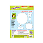 КАРТОН ЦВЕТНОЙ A4, 10 Л, 10 ЦВ. ЮНЛАНДИЯ. МЕЛ. В ПАПКЕ /40/