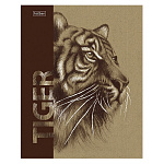 ТЕТРАДЬ 80 Л, А5, КЛ, ХАТБЕР. ДИКИЕ ЖИВОТНЫЕ, КРАФТ, НА СКОБЕ /7/70/