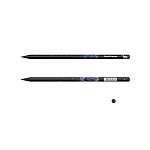 КАРАНДАШ Ч/Г ERICHKRAUSE BLACK UNICORN, HB, КРУГЛЫЙ, АССОРТИ, ТУБУС /42/252/2016/