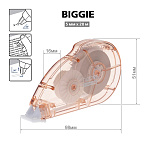 КОР. ЛЕНТА 5 ММ*20 М ХАТБЕР BIGGIE, ПАКЕТ, Е/П /12/288/
