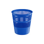 Корзина для бумаг сетчатая пластиковая ErichKrause Classic, 9л, синий