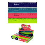 ЛИНЕЙКА 15 СМ, ERICHKRAUSE РИФ, ПЛАСТ. ГИБКАЯ, АССОРТИ, ДИСПЛЕЙ /44/1056/ РФ