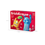 КРАСКИ ГУАШ. 12 ЦВ. ERICHKRAUSE JOLLY FRIENDS, 20 МЛ, К/К /18/