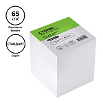 БЛОК Д/ЗАПИСИ КУБ 90*90*90 ММ, СТАММ СТАНДАРТ, БЕЛЫЙ /12/РФ