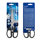 НОЖНИЦЫ 19 СМ. ERICHKRAUSE TOP MODEL, ЧЕРНЫЕ РУЧКИ, БЛИСТЕР /12/240/