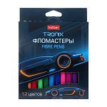 ФЛОМАСТЕРЫ НАБ. 12 ЦВ. ХАТБЕР. ТРОНИКС, К/К, Е/П /12/