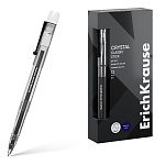 РУЧКА ГЕЛ. ERICHKRAUSE CRYSTAL STICK CLASSIC 0,5, ЧЕРНЫЙ /12/144/1152/