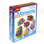 НАБОР Д/ТВОРЧЕСТВА LORI. ФИГУРКИ НА МАГНИТАХ, ЦВЕТОЧКИ /10/