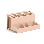 Подставка настольная пластиковая ErichKrause® Leader, Powder, розовая