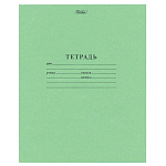 ТЕТРАДЬ 18 Л, ЛИН. ХАТБЕР. ЗЕЛЕНАЯ, НА СКОБЕ /240/340/ РФ