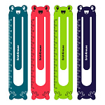 ЗАКЛАДКА ERICHKRAUSE ТЕКСТУРА БАРХАТ РИФ, ПЛАСТ. ФИГУР, НАБОР 04ШТ, АССОРТИ /12/144/